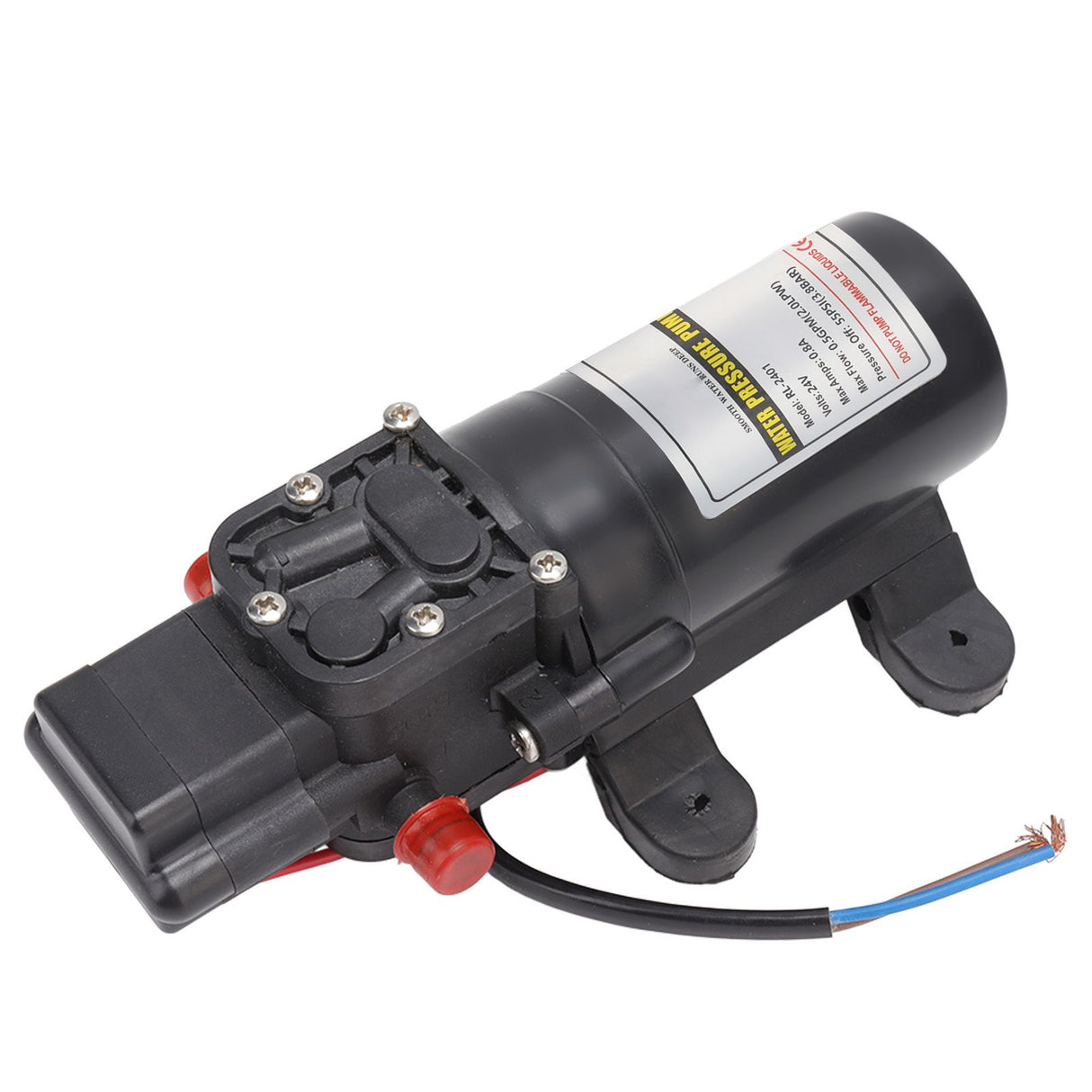 Water Pressure Diaphragm Pump Self Priming Diaphragm Pump High Pressure Water Pump for Outdoor RL 2401 24V
