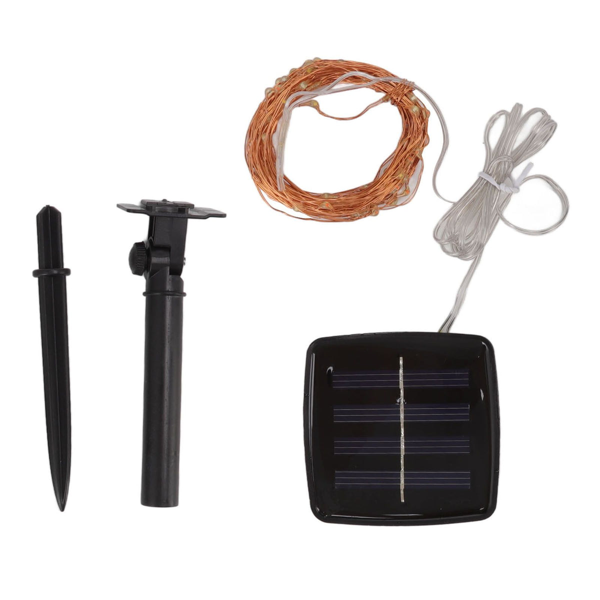 LED Solar String Lights IP44 Waterproof Heatproof Solar Powered Copper Wire Lights for Outdoor Garden Balcony Decoration
