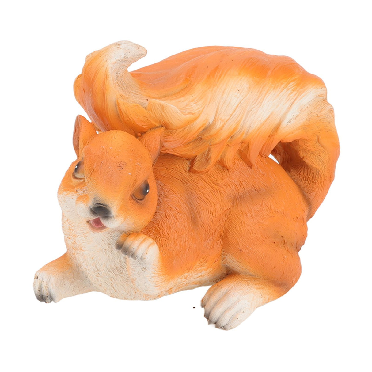 Resin Squirrel Figurine Statue Garden Landscape Decoration Animals Ornaments for Scenic Spots Courtyards Climbing Trees Red Brown Squirrel