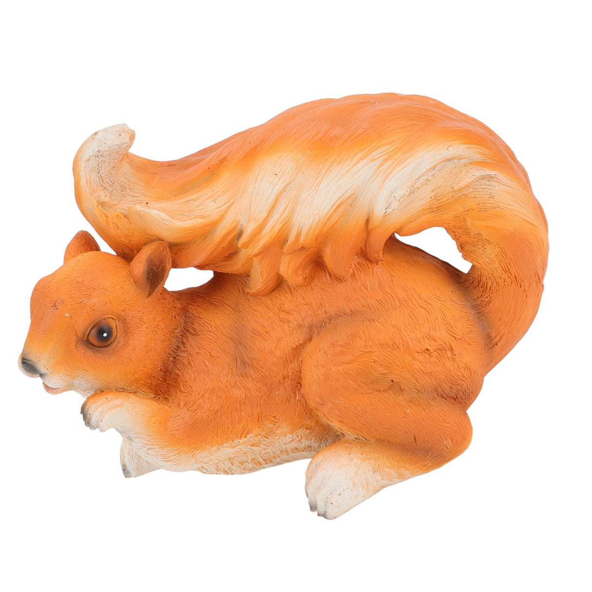 Resin Squirrel Figurine Statue Garden Landscape Decoration Animals Ornaments for Scenic Spots Courtyards Climbing Trees Red Brown Squirrel