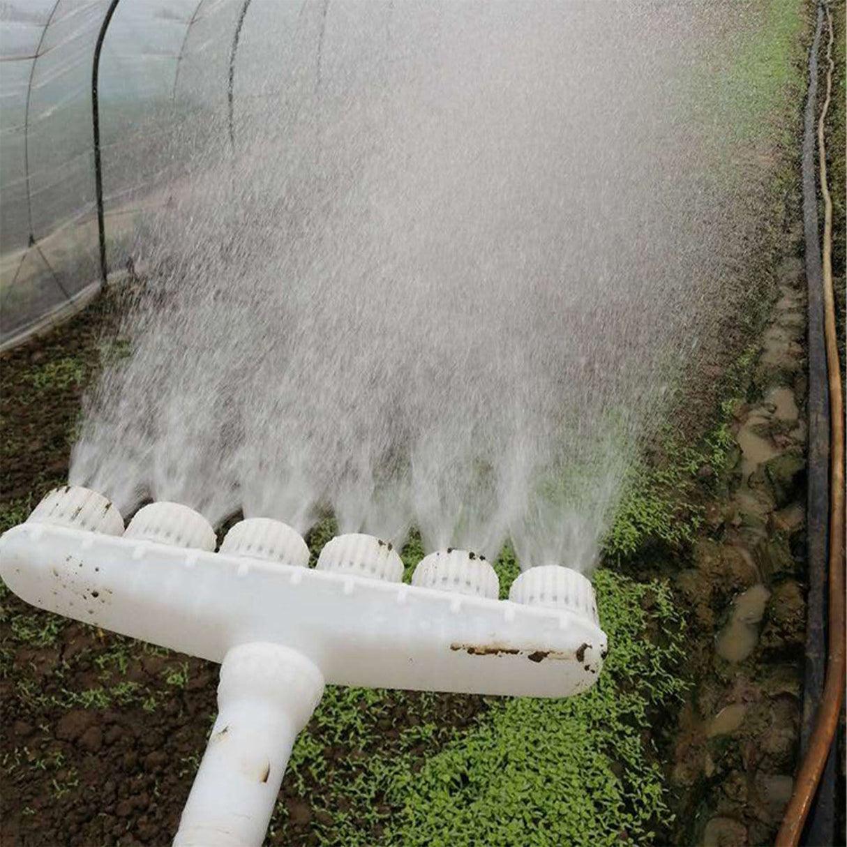 Sprinkler Head Plastic Multifunction Watering Misting Sprinkler for Garden Outdoor Agriculture Five Holes
