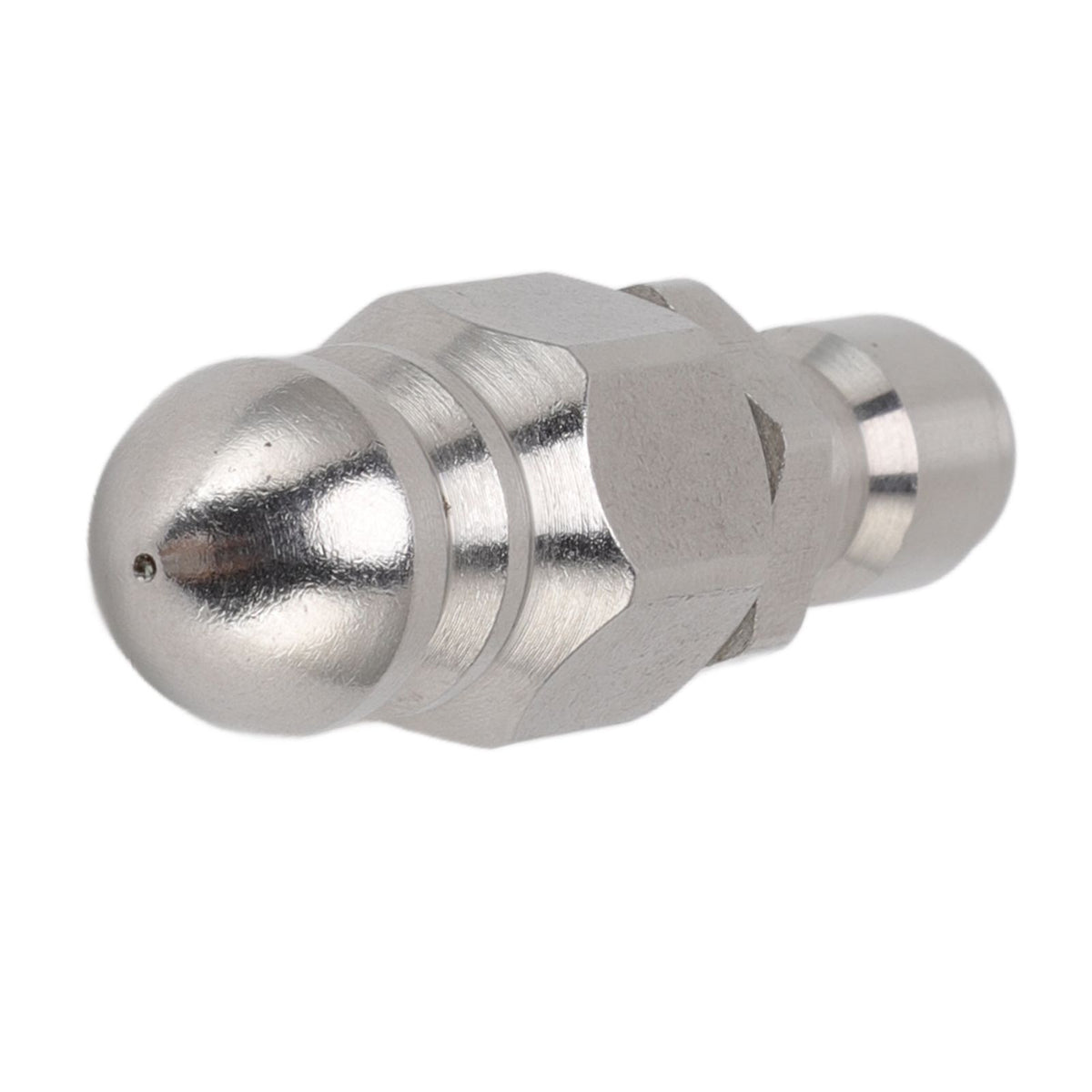 G1/4 Inch Stainless Steel High Pressure Washer Drain Sewer Cleaning Pipe Jetter Spray Quick Plug Drain Hose Nozzle