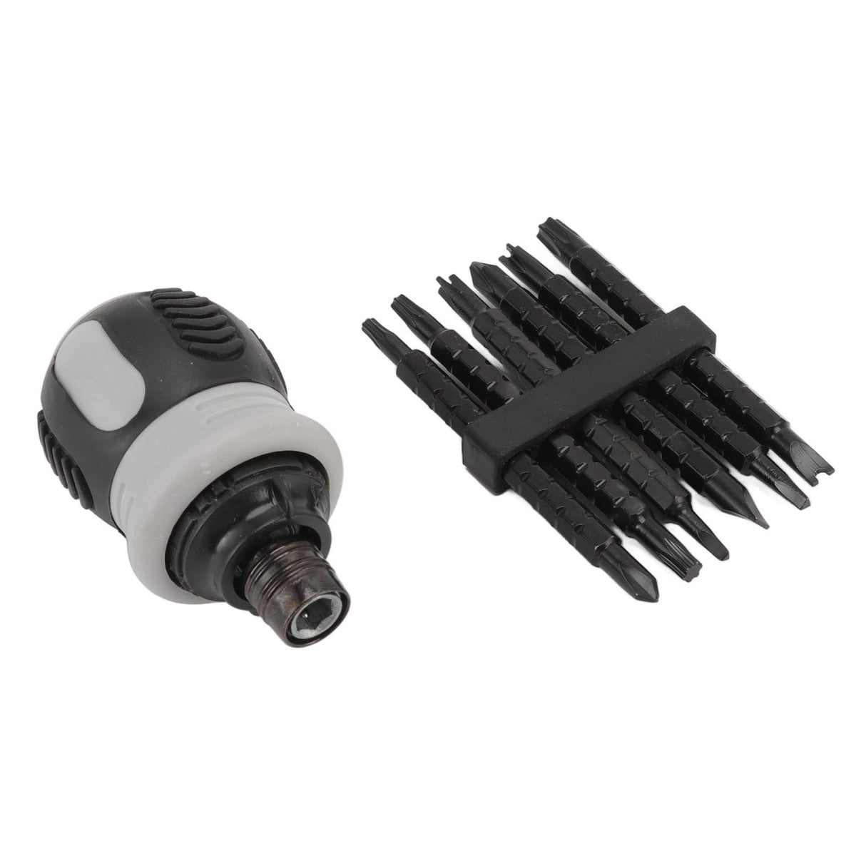 13 in 1 Mini Ratchet Screwdriver Bit Set Telescopic Labor Saving Screwdriver Handle with 6pcs Dual Purpose Batch Head Bits