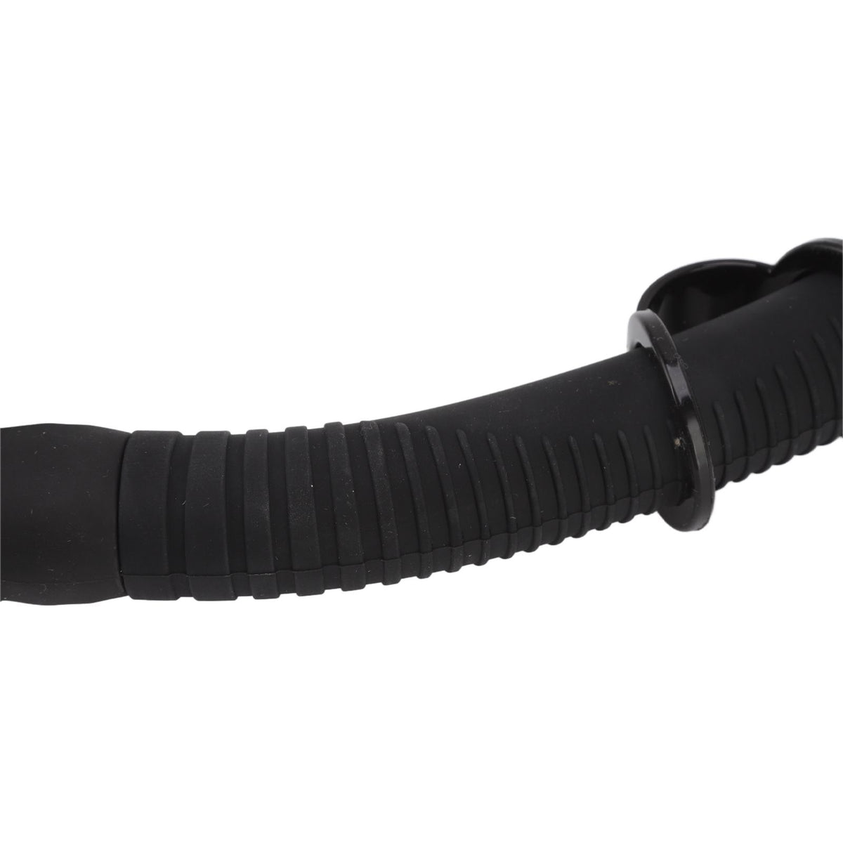 Diving Breathing Tube Foldable Soft Mouthpiece Silicone Freediving Snorkel for Spearfishing Swimming Snorkeling Black