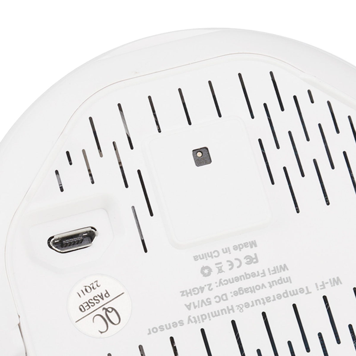 WiFi Thermometer Hygrometer High Accuracy Voice Control Smart Temperature Humidity Sensor with LED for Homes Office