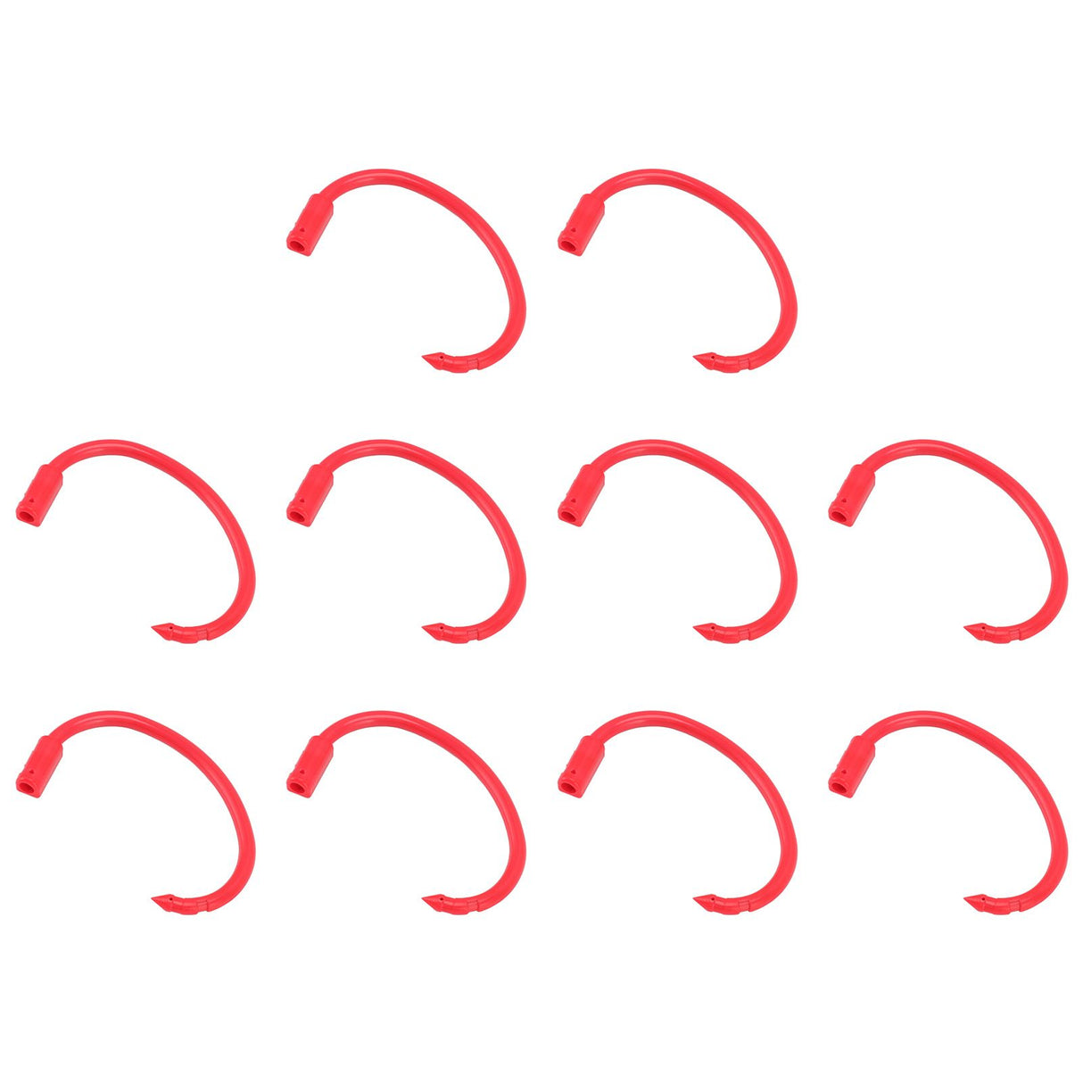 10 PCS Plastic Cow Nose Ring Large Cattle Breeding Nose Ring Livestock Nose Traction Rings