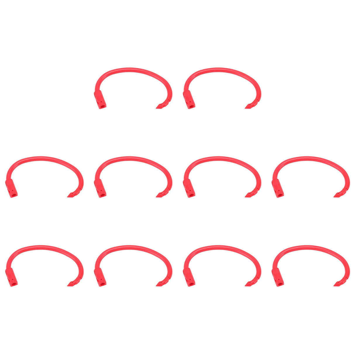 10 PCS Plastic Cow Nose Ring Large Cattle Breeding Nose Ring Livestock Nose Traction Rings