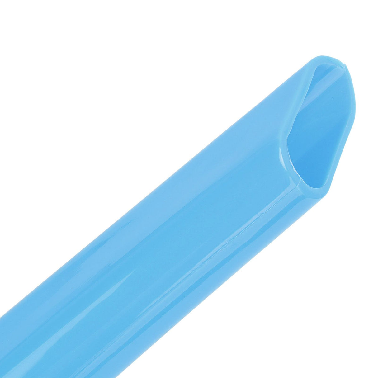 Swimming Snorkel Reduced Drag Silicone Swimming Breathing Tube with Adjustable Head Brace for Snorkeling Diving Sky Blue