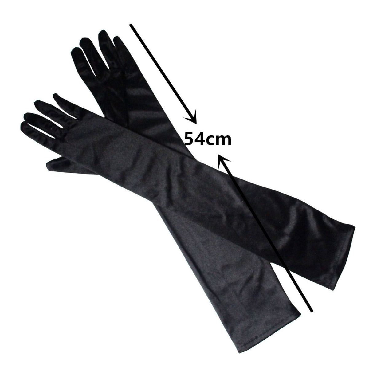 Long Satin Gloves Fashionable Stretch Long Evening Opera Satin Gloves for Wedding Performance Party