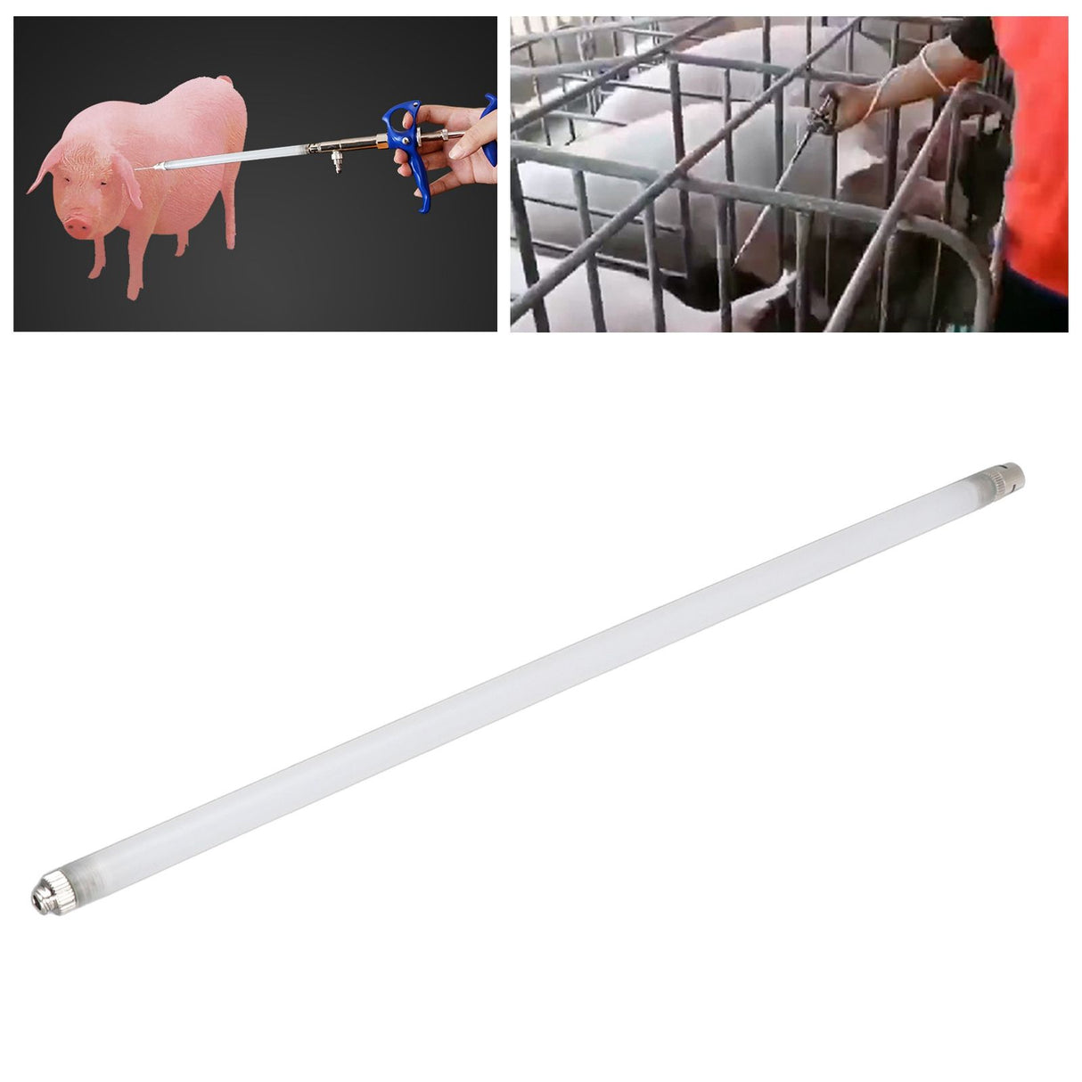 Injection Syringe Extension Tube Extending Injection Distance Syringe Extension Tube for Luer Lock Injector Long Style(37.5x1.2cm / 14.8x0.5in)