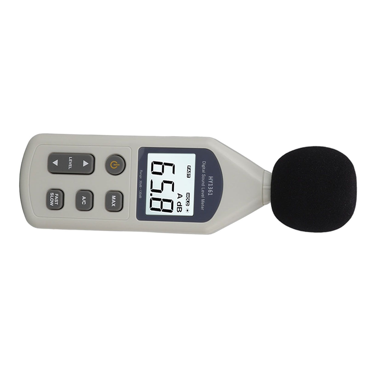 Decibel Meter High Accuracy LCD Screen 30 to 130dBA 5V USB Noise Detector with Backlight for Hospitals Shopping Malls
