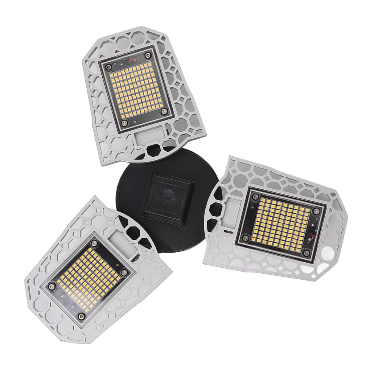 LED Grow Light 297 LEDs Folding Three Leaves Indoor Plant Grow Light for Greenhouse Succulent 100‑277V