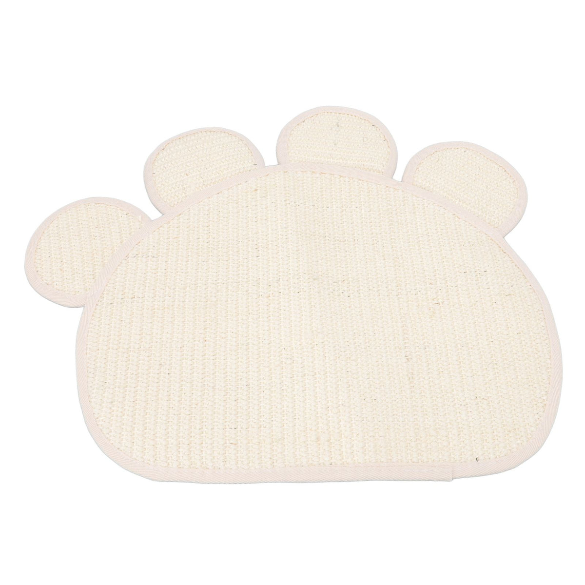 Sisal Cat Scratcher Mat Cute Shape Grinding Claw Protecting Furniture Cat Floor Scratching Pad for Cats Kittens