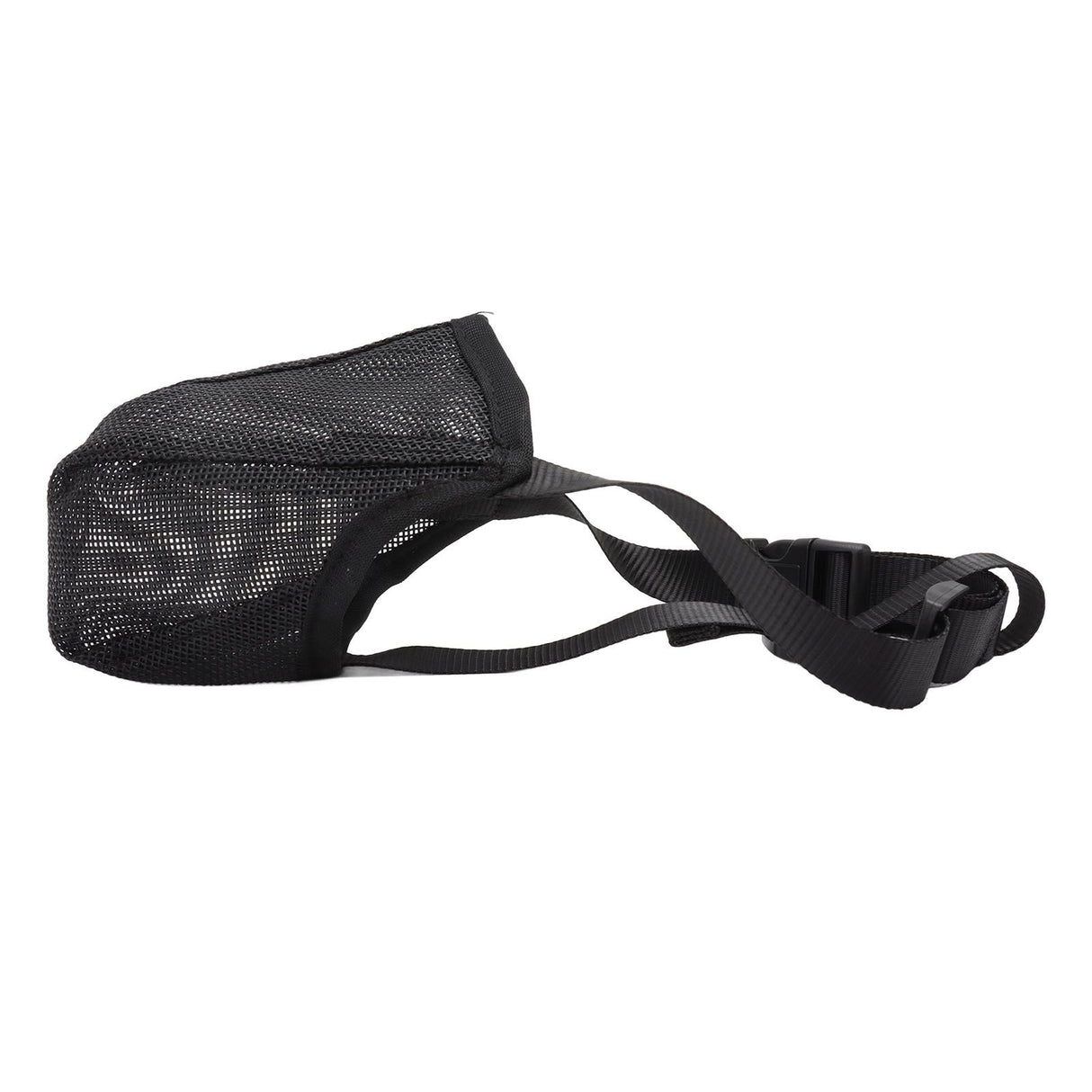 Dog Muzzle Soft Mesh Poisoned Bait Protection Pet Mouth Cover with Adjustable Straps for Small Medium Large Dogs 16.5x19cm / 6.5x7.5in