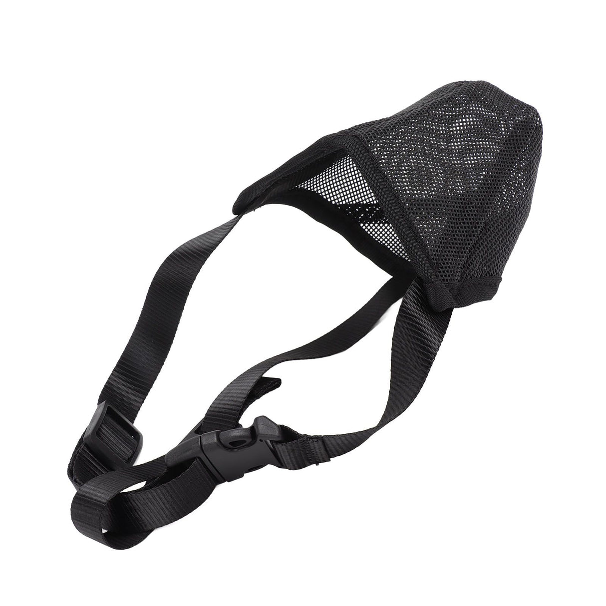 Dog Muzzle Soft Mesh Poisoned Bait Protection Pet Mouth Cover with Adjustable Straps for Small Medium Large Dogs 16.5x19cm / 6.5x7.5in