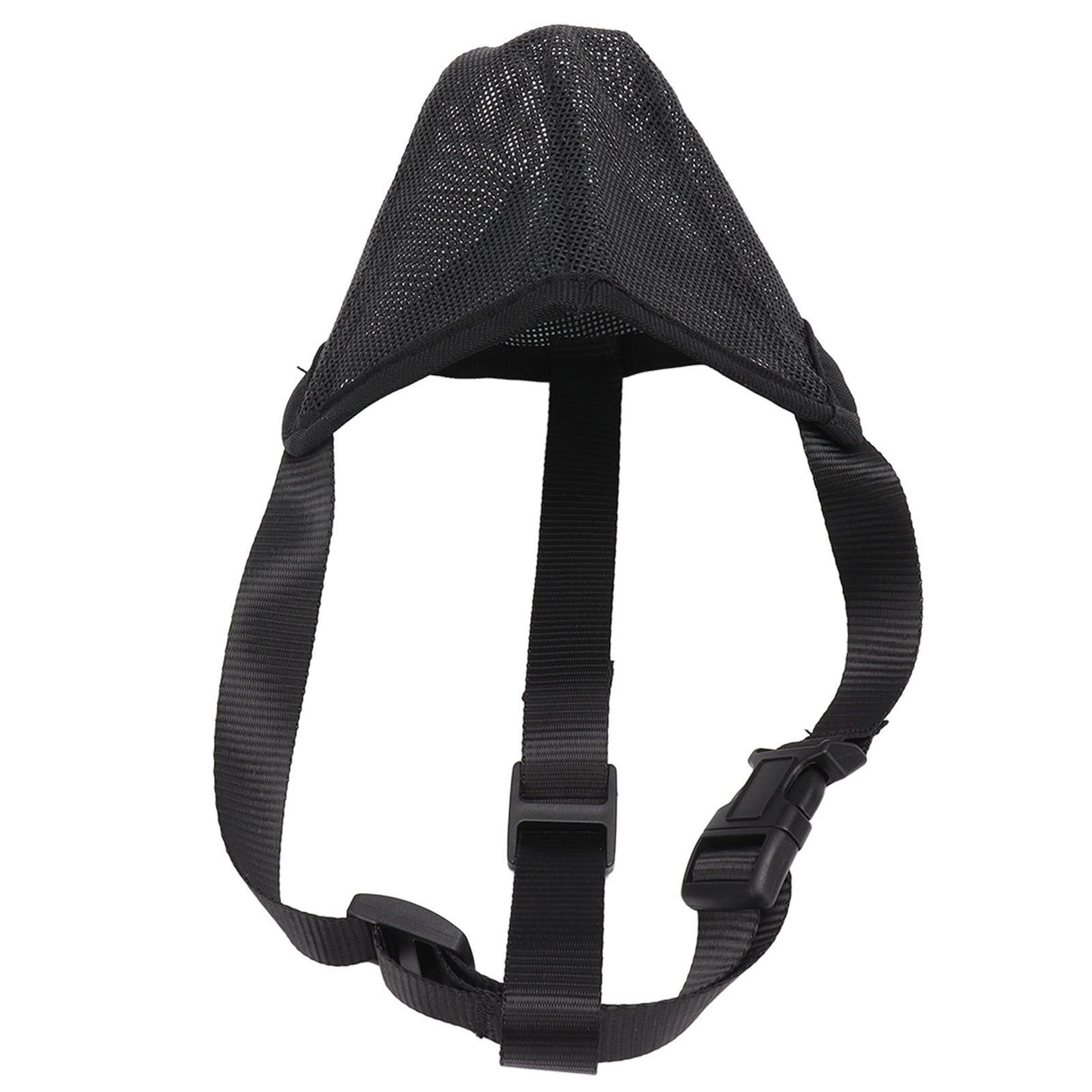 Dog Muzzle Soft Mesh Poisoned Bait Protection Pet Mouth Cover with Adjustable Straps for Small Medium Large Dogs 16.5x19cm / 6.5x7.5in