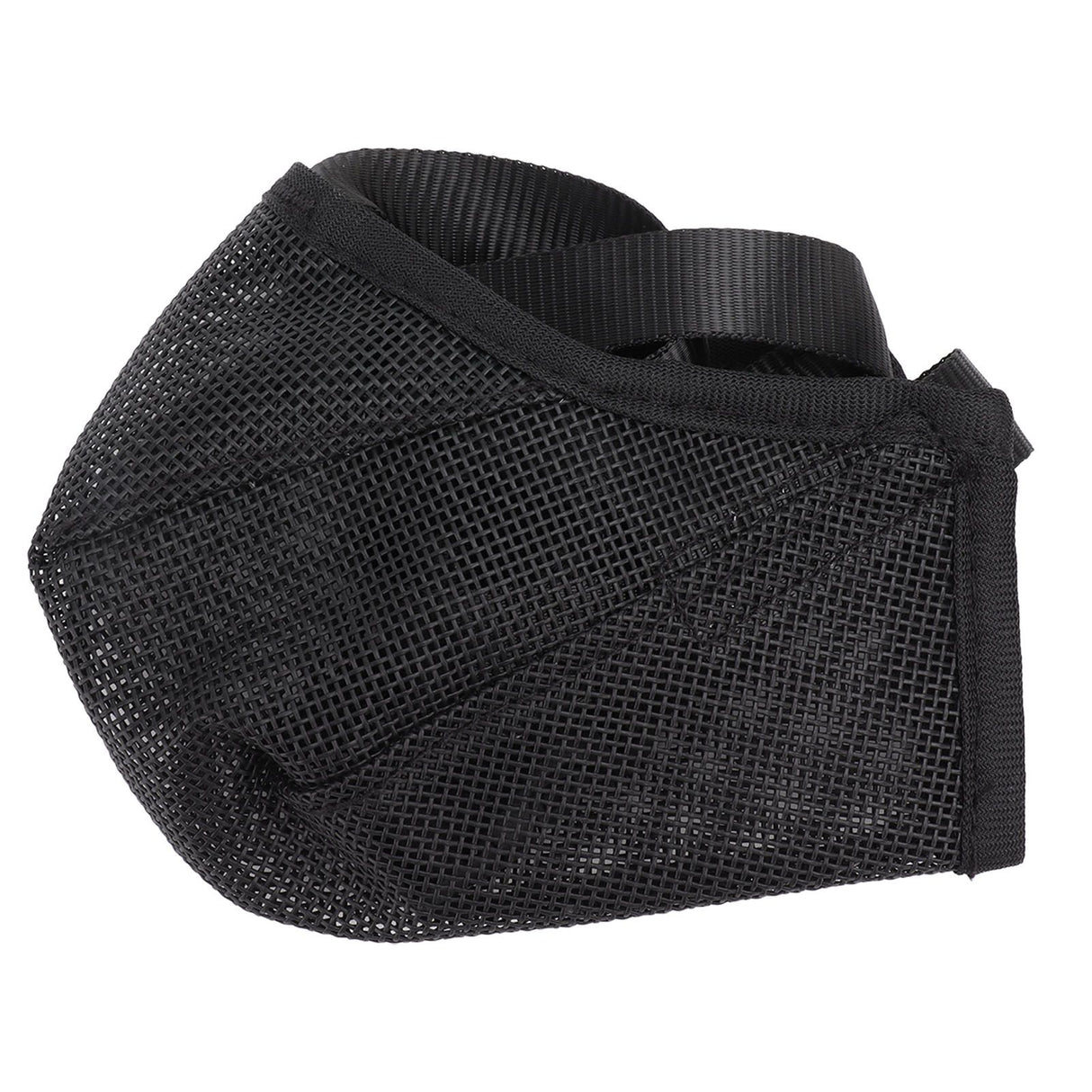 Dog Muzzle Soft Mesh Poisoned Bait Protection Pet Mouth Cover with Adjustable Straps for Small Medium Large Dogs 16.5x19cm / 6.5x7.5in