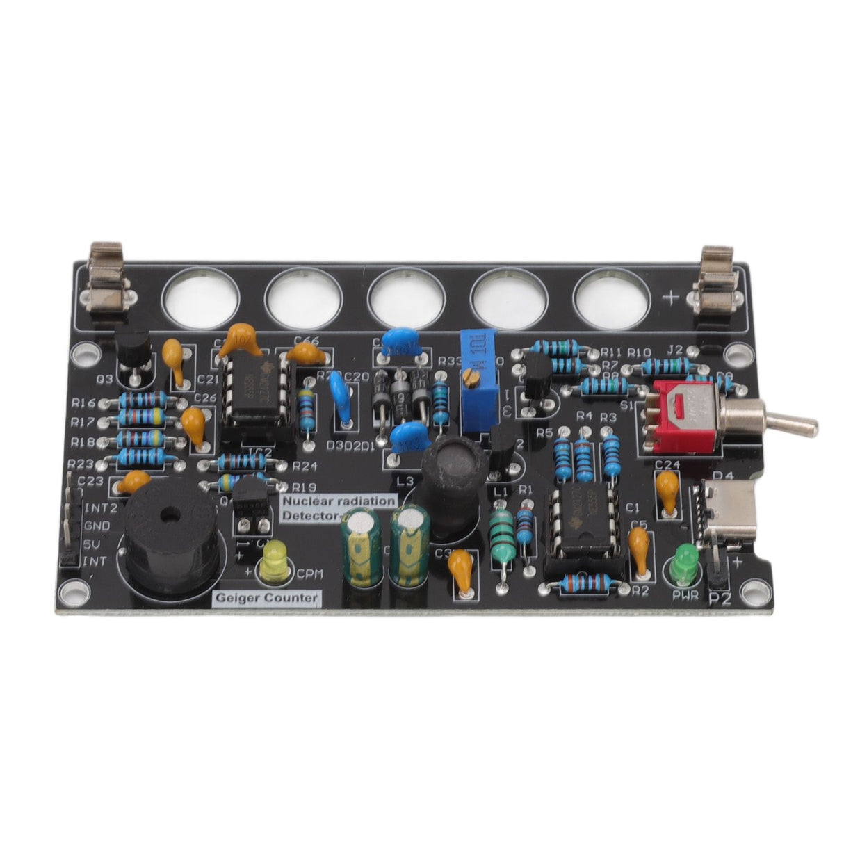 Geiger Counters Kit V0.8 Assembled DIY Tube for Nuclear Radiation Detector Accessories 380V‑550V