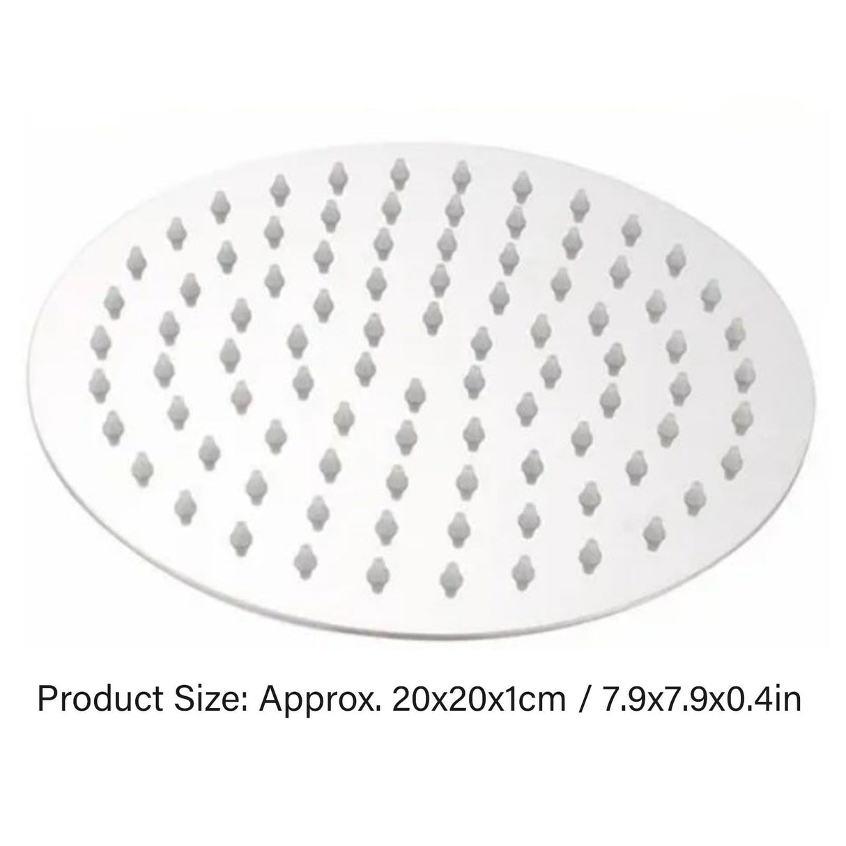 201 Stainless Steel Shower Head 8 Inch High Pressure Rainfall Shower Head for Bathroom Tour