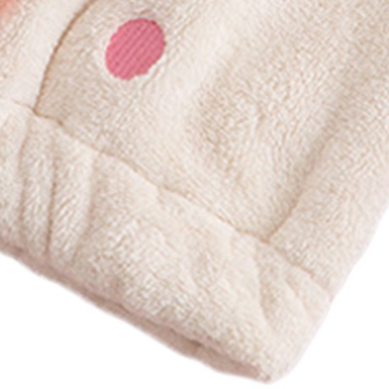 Hair Drying Caps Ultra Absorbent Microfiber Shower Wrap Towels Soft Cute Cartoon Quick Drying Bath Hat for Wet Long Thick Hair Beige Chicken