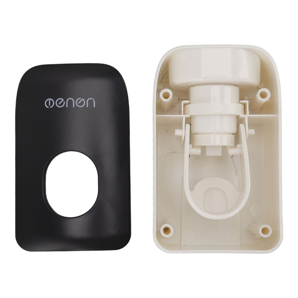 Automatic Toothpaste Dispenser Wall Mounted Adhesive Toothpaste Squeezer Holder for Bathroom Black