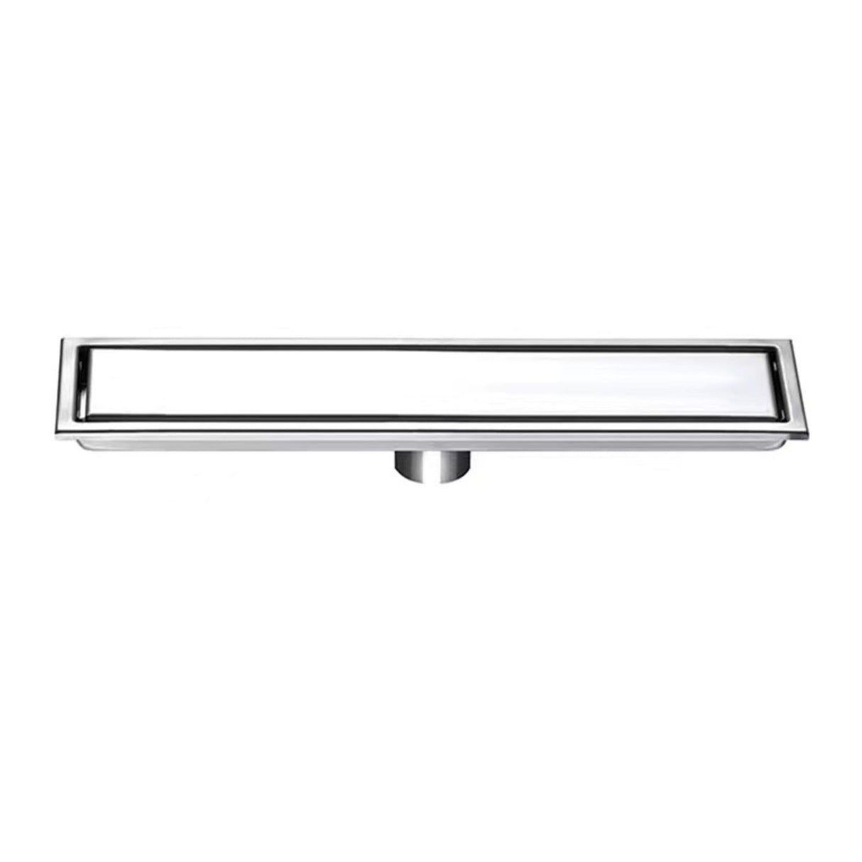 Linear Shower Drain Stainless Steel Rustproof Scratch Resistant Detachable Long Floor Drain for Bathroom Washroom Floor Drain
