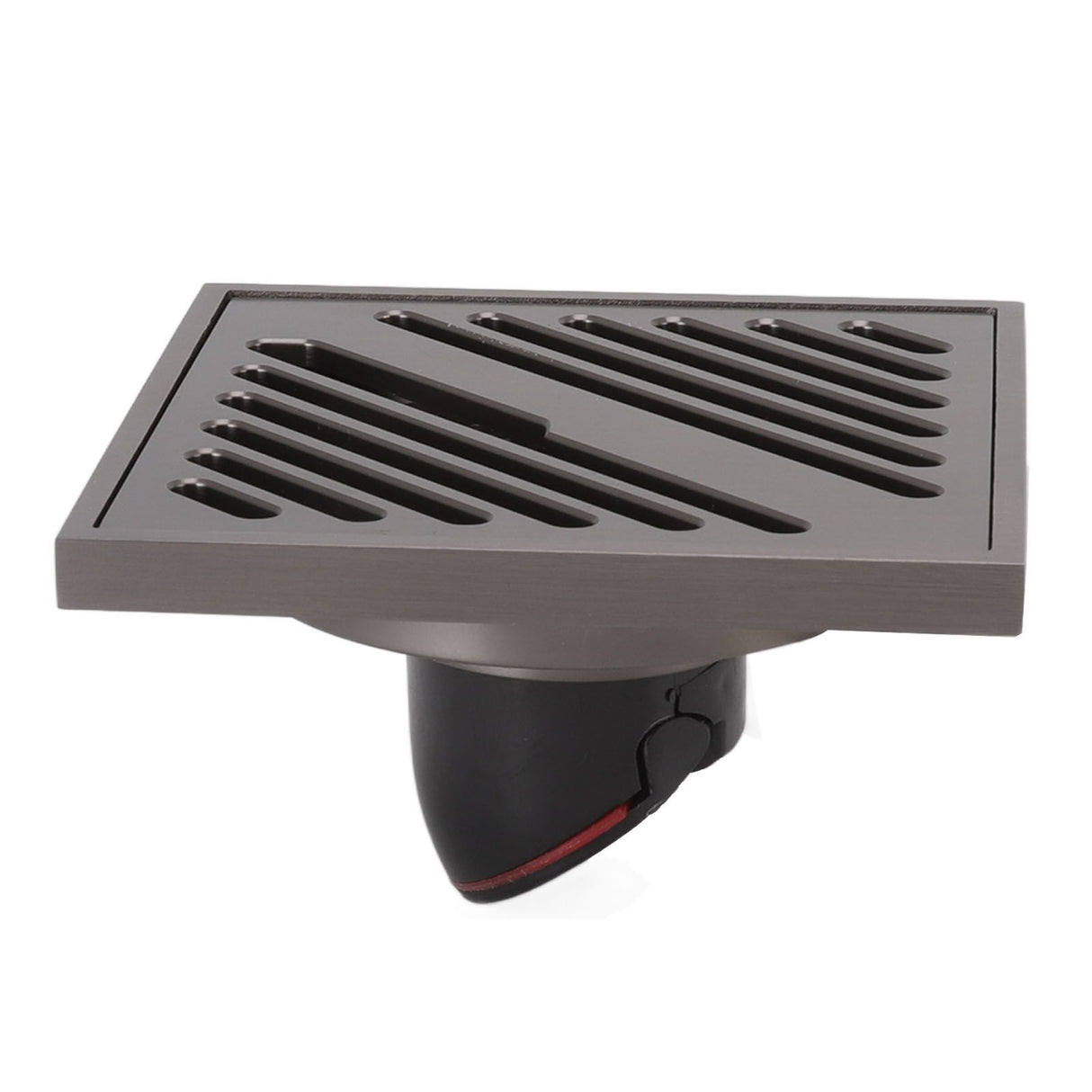 Square Shower Floor Drain Extra Thick Stainless Steel Bathroom Floor Drain for Home Kitchen Accessories Gray
