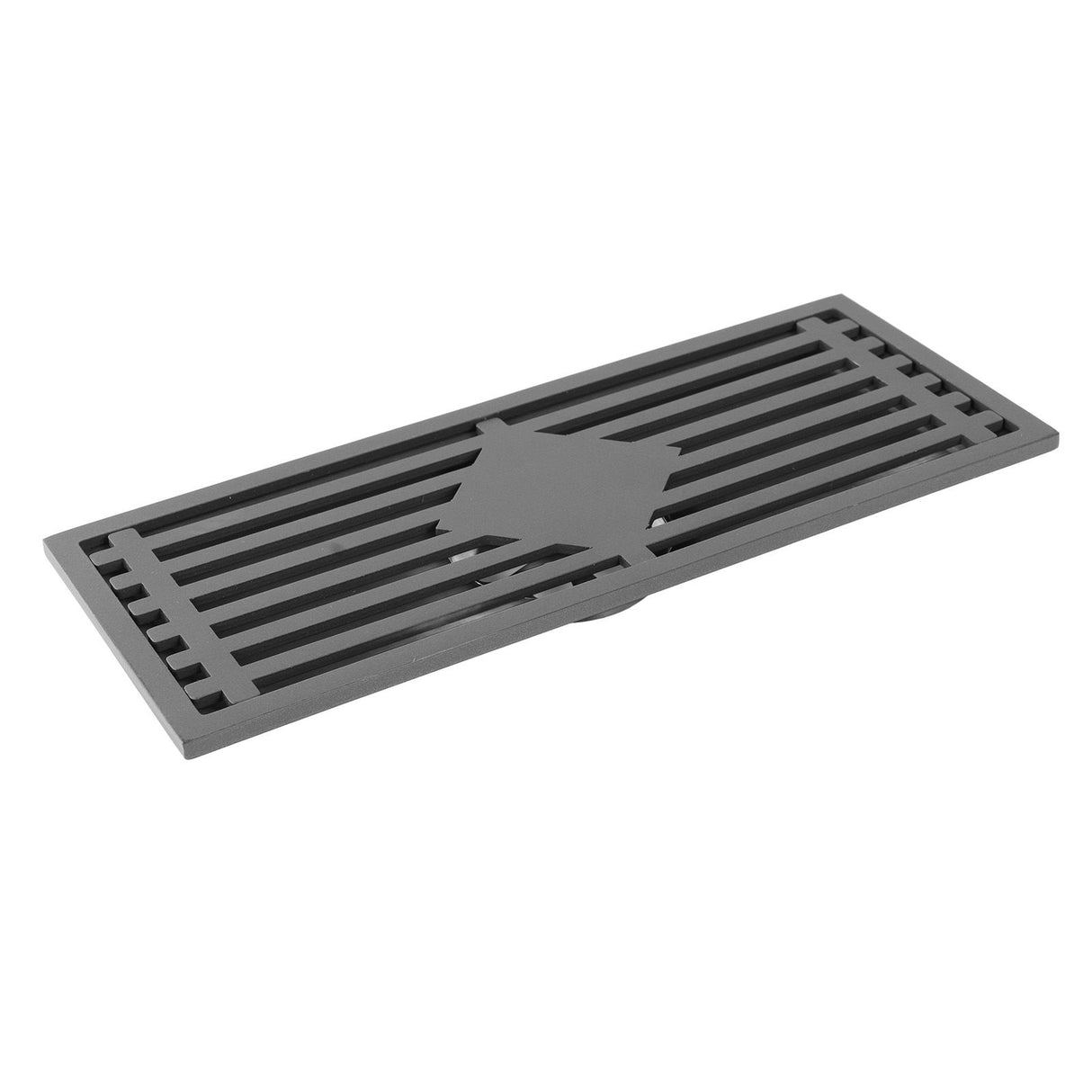 Floor Drain Stainless Steel Rectangle Corrosion Resistance Shower Grate for Kitchen Balcony Hotel 30CM/11.8IN