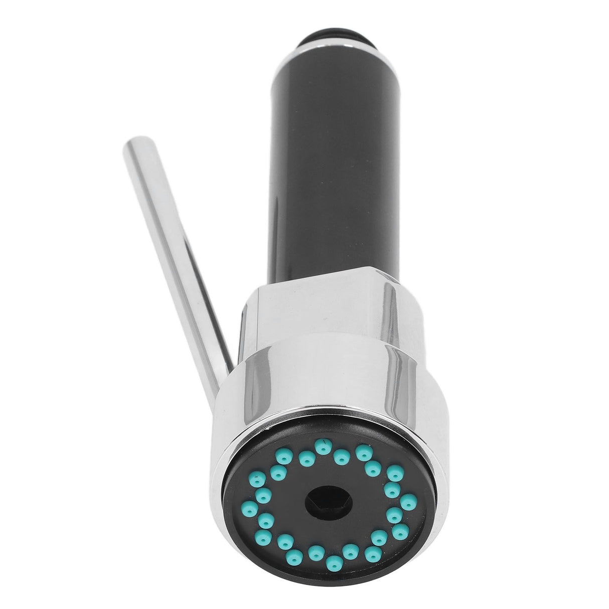 Universal 1/2inch Pull Down Kitchen Spray Head Electroplating ABS Kitchen Sink Faucet Spray Nozzle for Home Bathroom