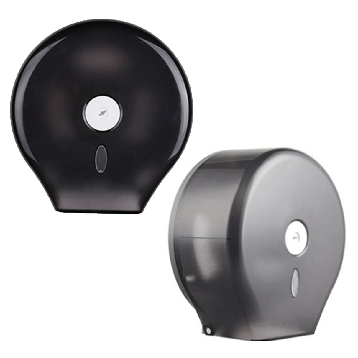 Paper Towel Dispenser Punch Free Wall Mounted Paper Towel Holder with Lock Design for Commercial Home Translucent Black
