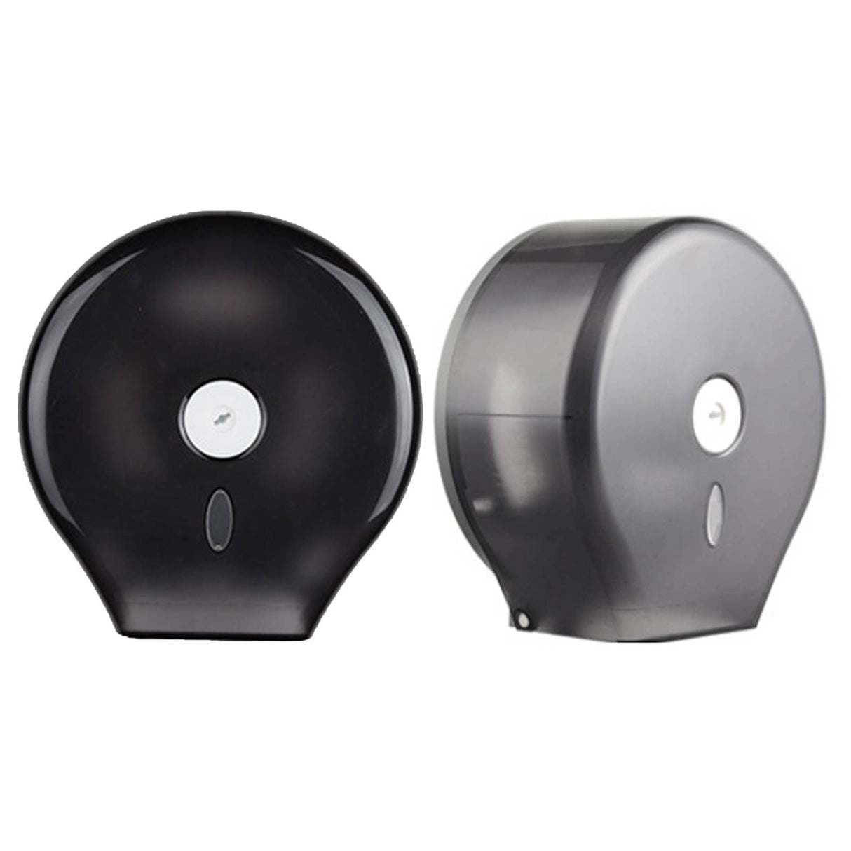 Paper Towel Dispenser Punch Free Wall Mounted Paper Towel Holder with Lock Design for Commercial Home Translucent Black