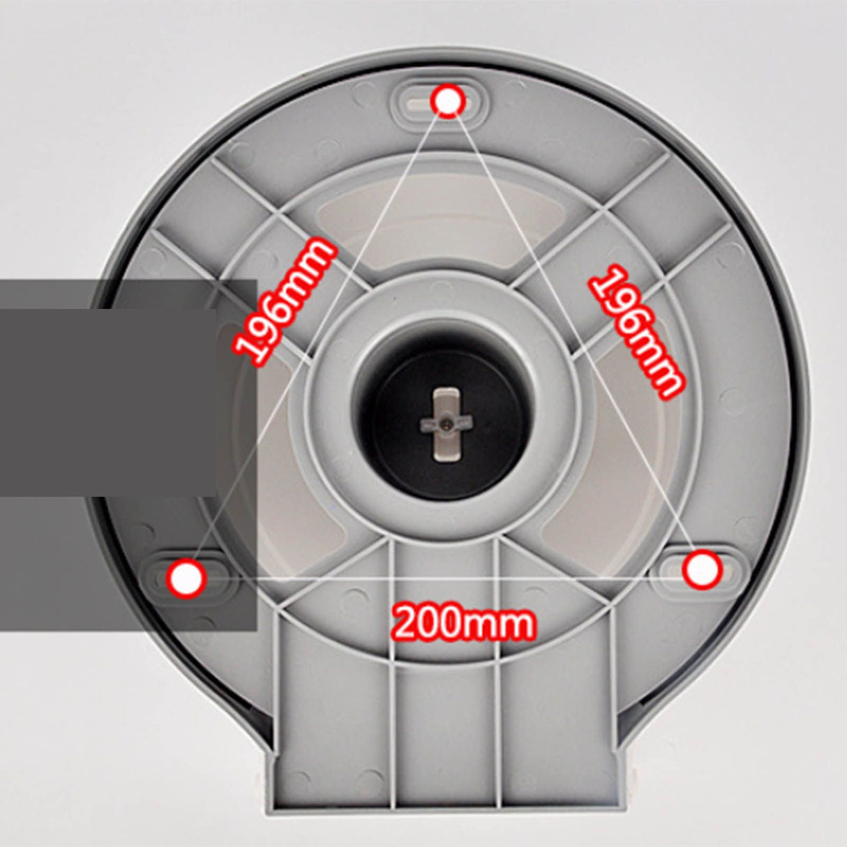 Paper Towel Dispenser Punch Free Wall Mounted Paper Towel Holder with Lock Design for Commercial Home Translucent Black