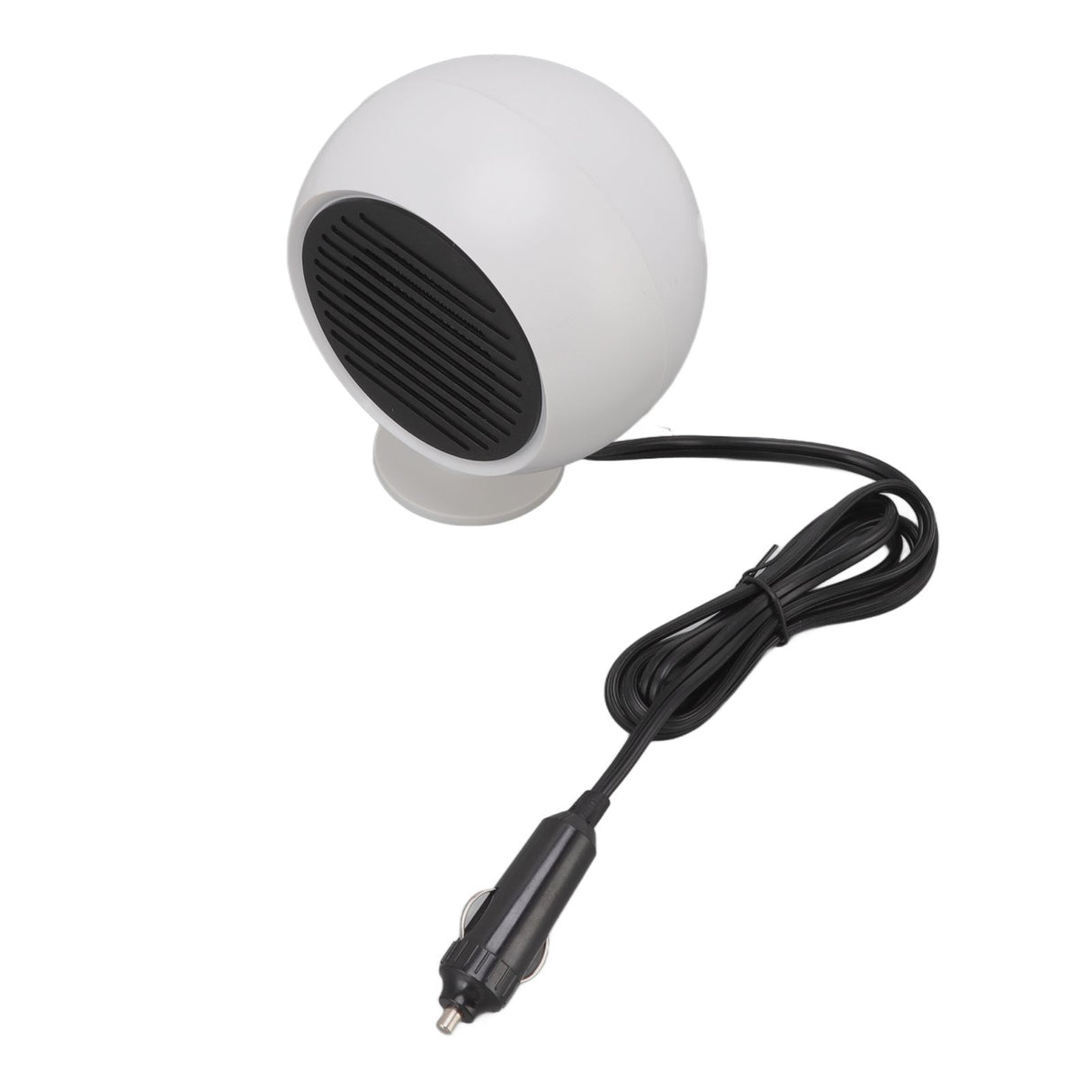 Car Heater Constant Temperature Low Noise Wide Angle 360° Adjustable Car Heater Fan White 24V