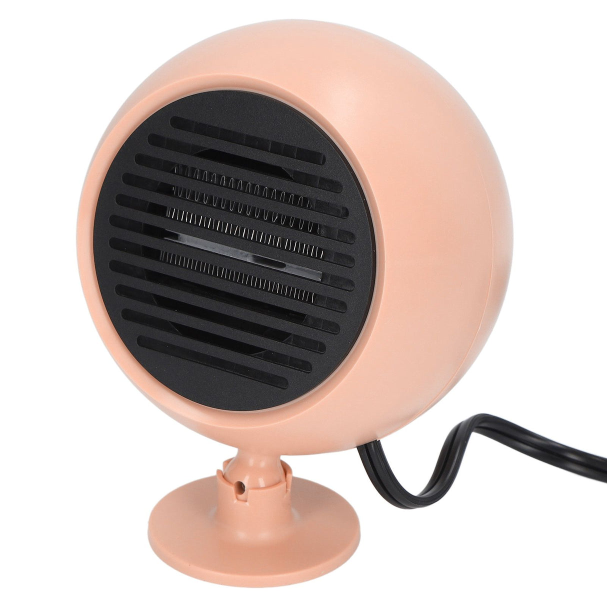 Car Heater Multi Angle Rotation Planetary Car Heater Portable Windshield Defogger Defroster Pink 12V