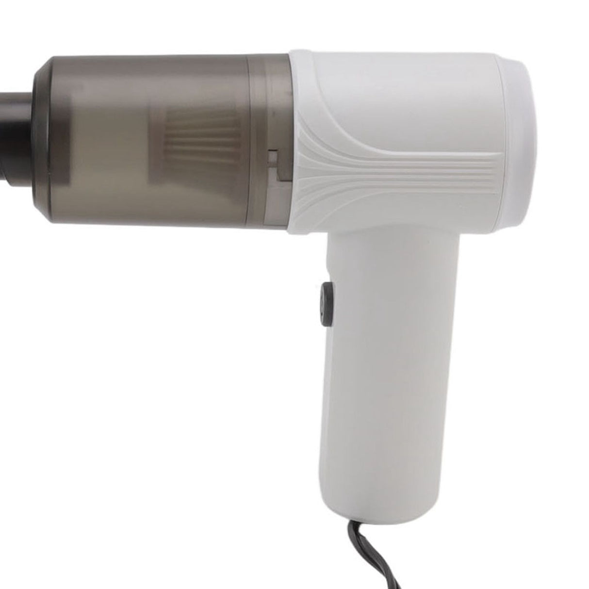 Car Vacuum Cleaner 360° Cleaning Washable Filter Screen Portable Handheld Vacuum Cleaner Inflator 12V White