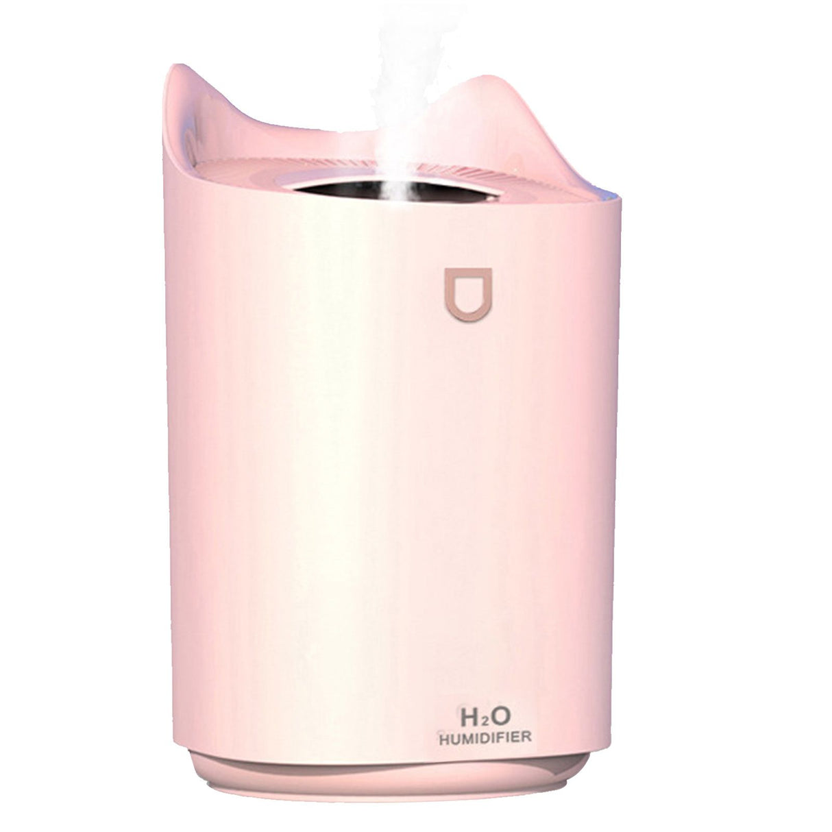 2L Air Humidifier USB Deep Hydration Fine Spout Multifunction Desk Humidifier Ambient Light for Office Pink