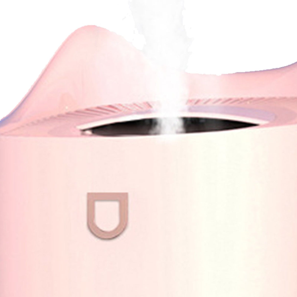 2L Air Humidifier USB Deep Hydration Fine Spout Multifunction Desk Humidifier Ambient Light for Office Pink