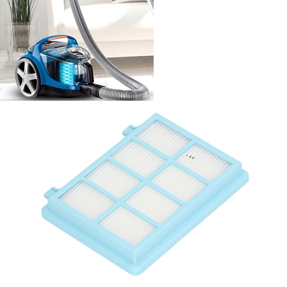 Vacuum Cleaner Rear Filter ABS High Efficiency Particulate Air Vacuum Cleaner Replacement Parts For PHILIPS FC9331