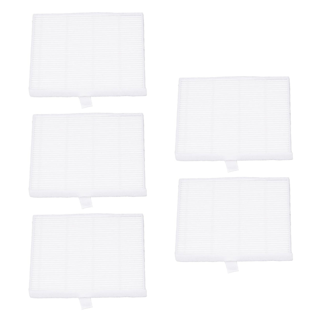 5 PCS Sweeper Replacement Filters for ILIFE A7 V80 V8s Sweeping Robot Filter Accessories
