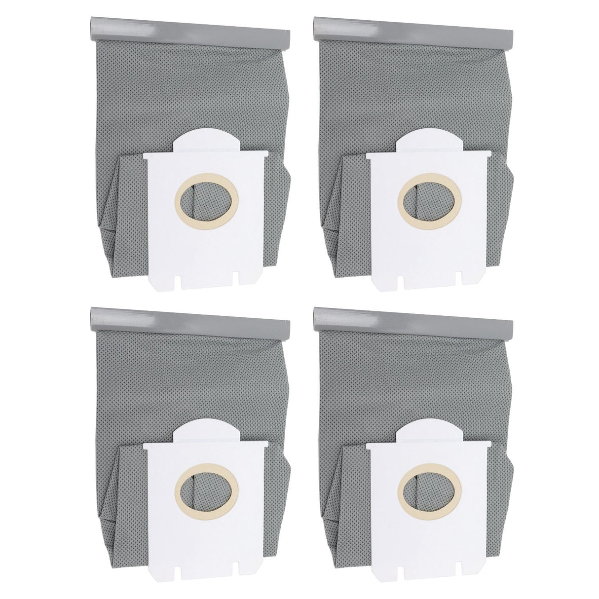 4 Pieces Vacuum Cleaner Dust Bags Replacement Non Woven Fabric Dust Collection Bag for Philips FC9071 FC8134 FC8613 FC8614