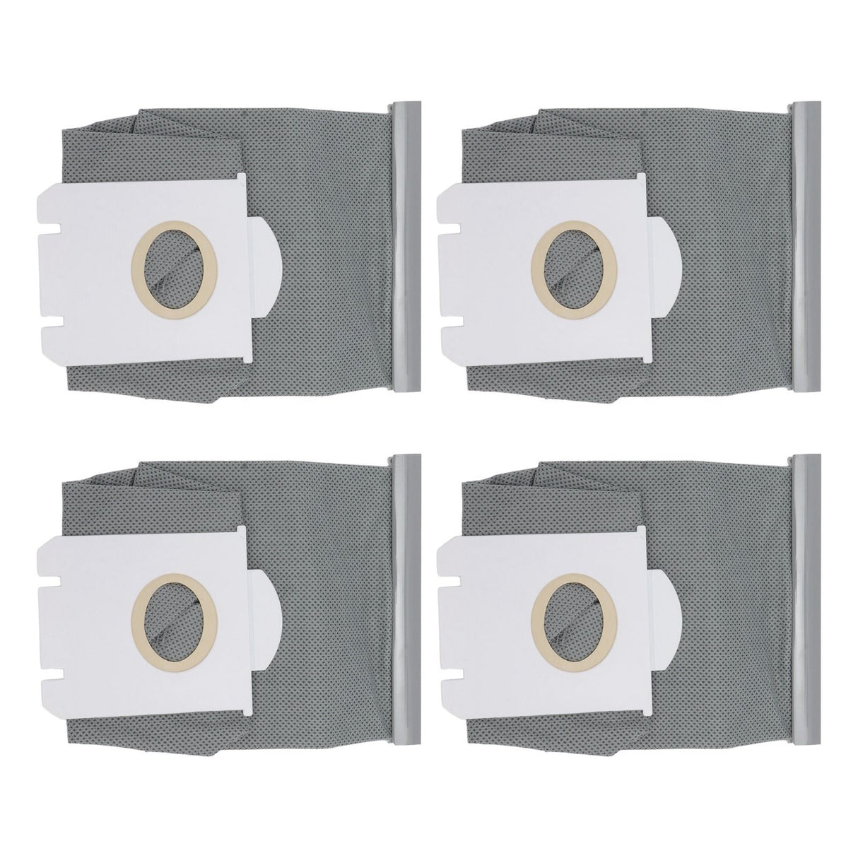 4 Pieces Vacuum Cleaner Dust Bags Replacement Non Woven Fabric Dust Collection Bag for Philips FC9071 FC8134 FC8613 FC8614