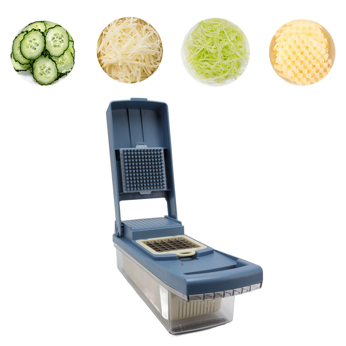 Vegetable Chopper Detachable Easy to Assemble Chopper Vegetable Cutter Food Chopper for Fruit