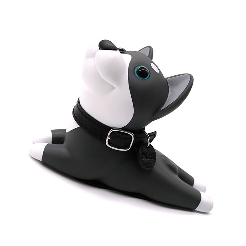 Cartoon Door Stopper Cute Animal Shaped Punch Free Decorative Door Wedge for Home Office Gray Dog