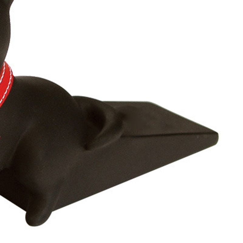 Cartoon Door Stopper Cute Animal Shaped Punch Free Decorative Door Wedge for Home Office Black Cat