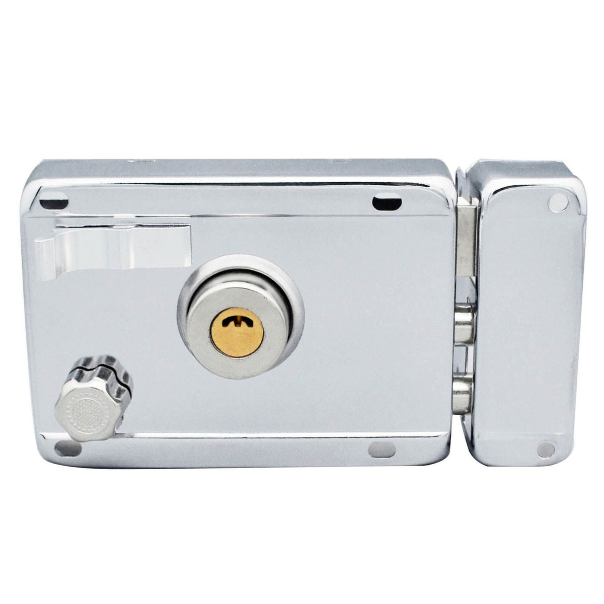 Household Lock Exterior Door Padlocks Gate Insurance Household Lock Kit Vintage Style with Deadbolt Cylinder Key Left Open