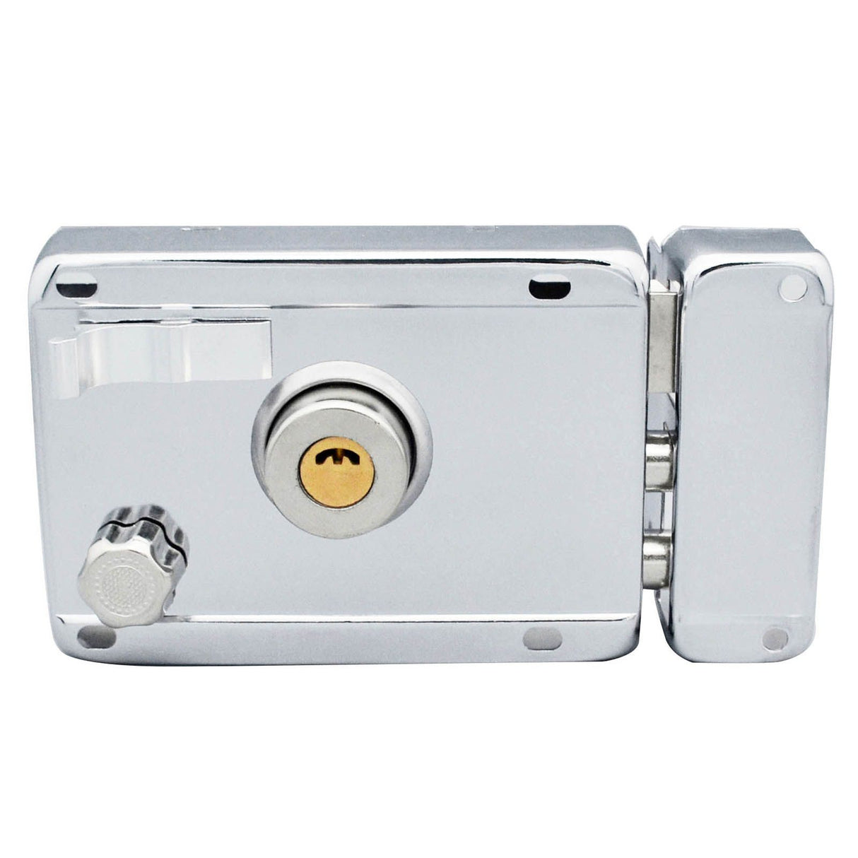 Household Lock Exterior Door Padlocks Gate Insurance Household Lock Kit Vintage Style with Deadbolt Cylinder Key Right Open