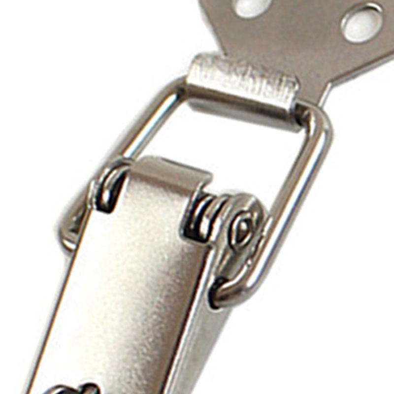 3 PCS L106 Duck Mouth Buckle Toolbox Iron Lock Buckle Heavy Duty Flat Mouth Spring Hasp Suitcase Hardware Parts