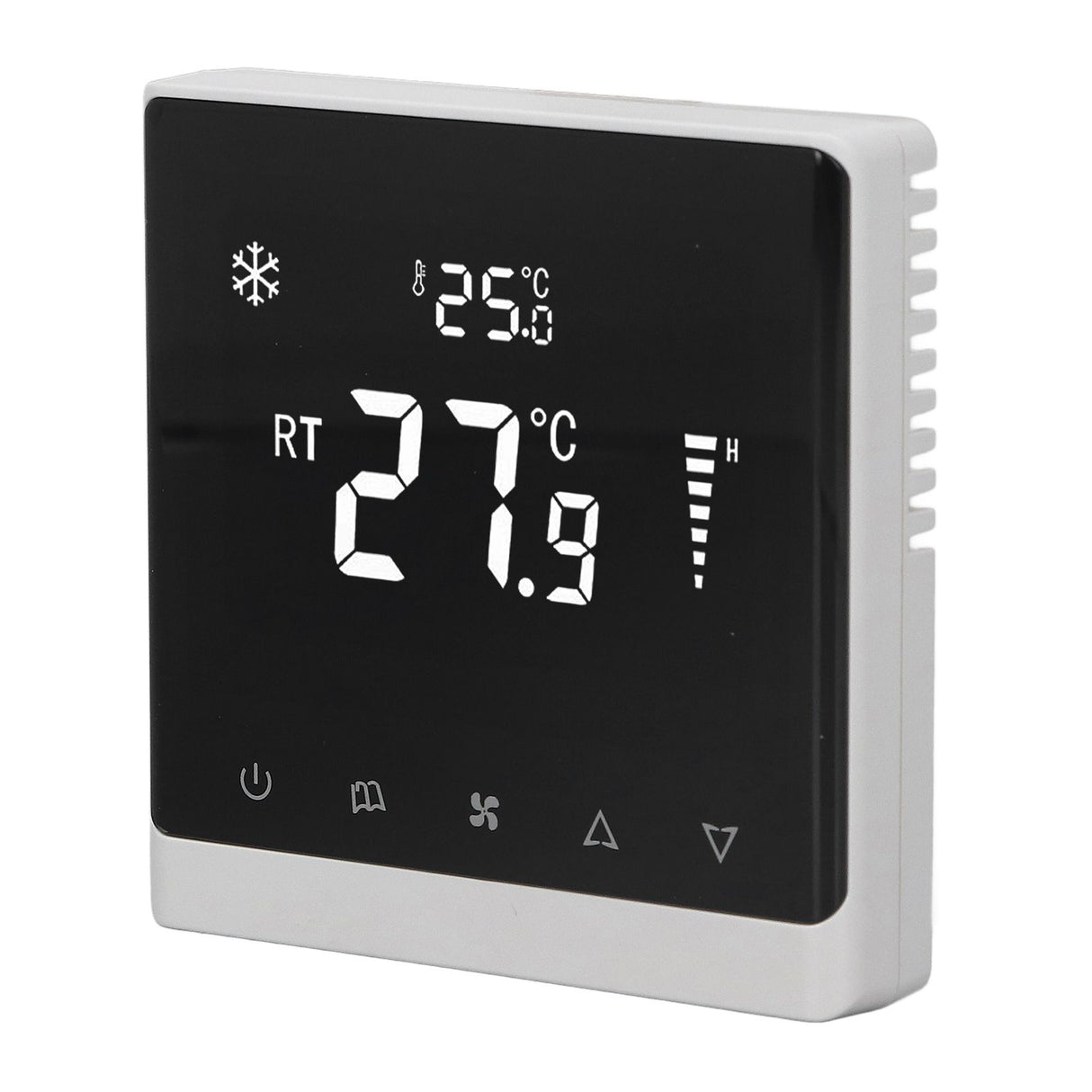 Air Conditioning Fan Thermostat Home Touchscreen Thermostat Panel Temperature Controller DC Brushless 180‑260V