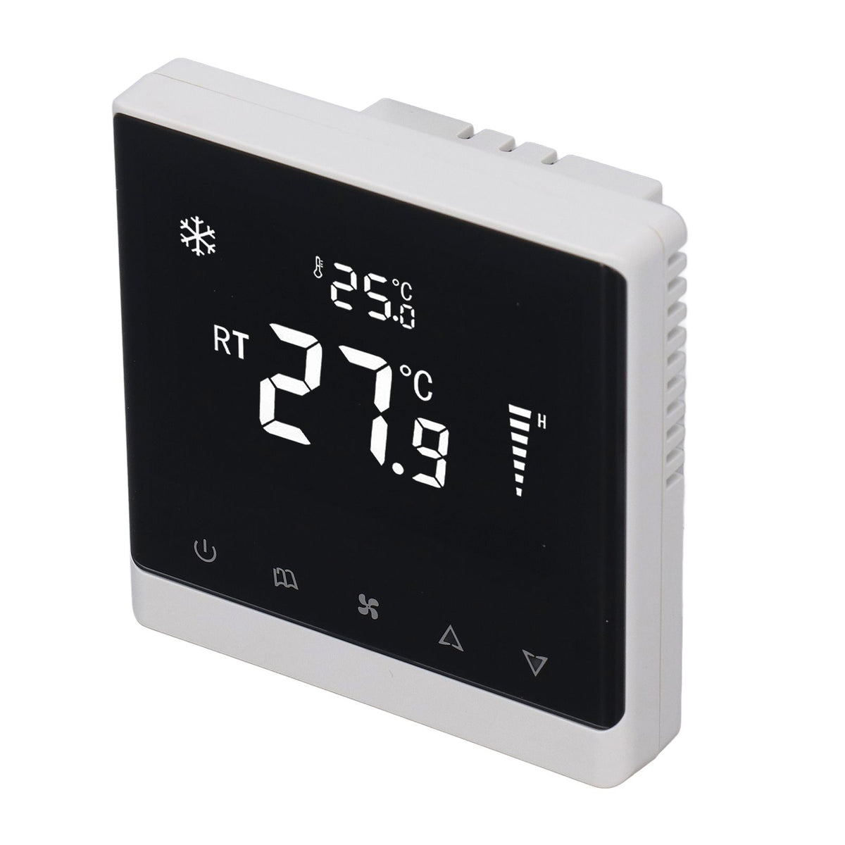 Air Conditioning Fan Thermostat Home Touchscreen Thermostat Panel Temperature Controller DC Brushless 180‑260V
