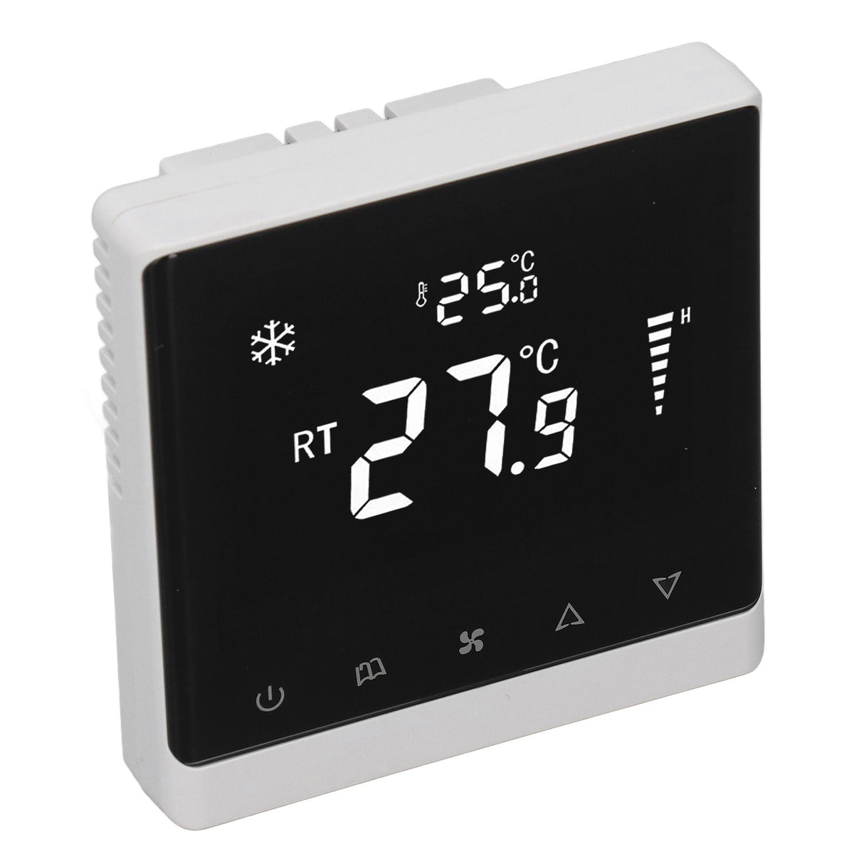 Air Conditioning Fan Thermostat Home Touchscreen Thermostat Panel Temperature Controller DC Brushless 180‑260V